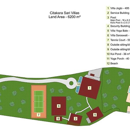 Citakara Sari Villas Candidasa Exterior foto