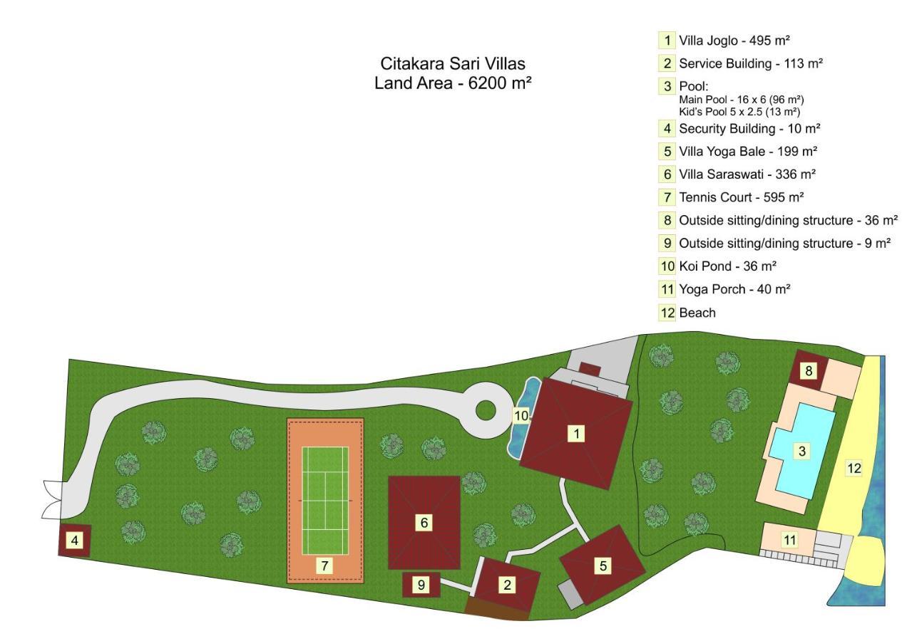 Citakara Sari Villas Candidasa Exterior foto